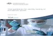 TGA guidelines for sterility testing of therapeutic … · Web viewHowever, when the results of a sterility test performed by the TGA Official Analyst are challenged, the combined