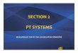 SECTION 2 PT SYSTEMS - Post-Tensioning Institute EDC-130-PT...cutting to specific length) Necessary Not necessary but possible Placement Very practical and ... • Flat systems used