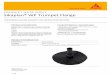 Sikaplan® WP Trumpet Flange - Sika Waterproofing · welded (free from any dust, oil, grease, etc). Place and watertight weld the Sika trumpet flange to the tunnel waterproofing membrane