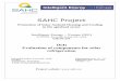SAHC Project - European Commission · SAHC Project_D4 Evaluation of absorption heat pumps for solar refrigeration Page 4 of 73 1 ABSTRACT This report contents the results of activity