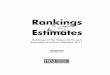 NEA Rankings And Estimates...vii Foreword he data presented in this combined report―Rankings & Estimates―provide facts about the extent to which local, state, and national governments
