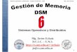 Sistemas Operativos y Distribuidos Mg. Javier Echaiz D.C.I ...gd/soyd/clases/06-GestionMemoria-DSM.pdfSistemas Operativos y Distribuidos – Gesti ón de Memoria -DSM Mg . Javier Echaiz
