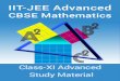 IIT-JEE (Advanced) IIT-JEE (Advanced) SUBJECT: MATHEMATICS-XI Chapter Pages Exercises 1 Trigonometric