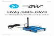 HWg-SMS-GW3 MANUAL: GSM brána pro ostatní …...HWg-SMS-GW3 manual HW group 10 Time Setup section Time Setup section allows you to enter actual time and date manually, in case you