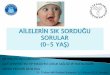 AİLELERİN SIK SORDUĞU SORULAR (0-5 YAŞ)file.lookus.net/millipediatri/sunumlar/2015/201578.pdfAİLELERİN SIK SORDUĞU SORULAR (0-5 YAŞ) 59. Türkiye Milli Pediatri Kongresi, 4-8