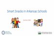 Smart Snacks in Arkansas Schoolsdese.ade.arkansas.gov/public/userfiles/Fiscal_and_Admin_Services/Child_Nutrition...middle, junior high, and high school campuses (except the reimbursable
