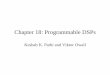 Chapter 18: Programmable DSPspeople.ece.umn.edu/users/parhi/SLIDES/chap18.pdf · Chap. 18 8 Main MEM Conflicting req. • Throughput • Flexibility • Power Consumption • Time