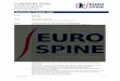Oral presentations Wednesday, 5 October 2016 · EUROSPINE 2016 Scientific Programme Oral presentations v_Oct1 16/JR 2 7 A COMPARISON OF POSTOPERATIVE COMPLICATIONS AND PATIENT REPORTED