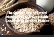 The Spesific Role of Enteral Nutrition to Improve Health Condition … The Spesific Role... · 2019-11-06 · The Spesific Role of Enteral Nutrition to Improve Health Condition in