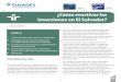 ¿Cómo reactivar las inversiones en El Salvador?fusades.org/sites/default/files/Como reactivar las...2 ¿Cómo reactivar las inversiones en El Salvador? todavía enfrenta retos y