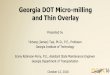 Georgia DOT Micro-milling and Thin Overlaypavementvideo.s3.amazonaws.com/2016_NPPC/Track3/TRACK 3... · 2016-10-26 · Georgia DOT Micro-milling and Thin Overlay Presented by Yichang