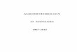 Agrometeorology in Manitoba – 1967+Agrometeorology in Manitoba – 1967 - 2010 Preface This project is presented as a brief history of agrometeorology in Manitoba in the period 1967