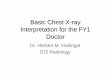 Basic Chest X-ray Interpretation for the FY1 Doctor Chest X-ray Interpretation for the... · Basic Chest X -ray Interpretation for the FY1 Doctor Dr. Herbert M. Imalingat ST2 Radiology