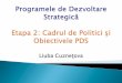 Cadrul de politici Obiective PDS - Cancelaria de Stat a ...Obiective PDS Formularea inițială ... Prioritățile pe termen mediu. Sursa: Exemplu pentru Ministerul Sănătății Reformarea