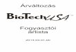 ÈUYiOWR]iV - BioTechUSAÁrlista. 2013.03.01-től 4. oldal. TST Boosterek és Tribulus Terrestris formulák. Kiszerelés. Fogyasztói ár. Anabolic Pak. 30 pak. 7 290 Ft. Testabolic