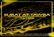 Tafsir of Surat at-Tawba - المكتبة الإسلامية الإلكترونية ......Surat at-Tawba: Repentance Tafsir A Madinan sura except for the last two ayats which are Makkan