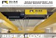 R&M Spacemaster SX Wire Rope Hoist Brochure - Overhead crane · DOUBLE GIRDER TROLLEY SPACEMASTER ® WIRE ROPE HOISTS THE POWER OF LIFTING. pg 1 R&M Materials Handling, Inc. Spacemaster