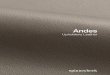 Upholstery Leather - Spinneybeck · 2019-12-16 · Andes is a natural, chromium tanned, aniline dyed, upholstery leather with a lightly enhanced grain texture. The selection of hides
