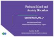 Perinatal Mood and Anxiety Disorders ... Perinatal Mood and Anxiety Disorders Gabrielle Mauren, PhD, LP Park Nicollet Health Services Women’s Reproductive Mental Health Program November