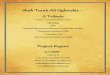 Shah Turab Ali Qalandar A Tribute - Amazon S3...Shah Turab Ali Qalandar – A Tribute Artists Manjari Chaturvedi – Sufi Kathak Daseuse Janaab Shabi Ahmed & Group from Khairabad,