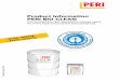 Product Information PERI BIO CLEAN · Product Information PERI BIO CLEAN 3 PERI BIO CLEAN Product information Types of delivery PERI BIO Clean Release Agent for all types of formwork