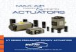 UT SERIES PNEUMATIC ROTARY ACTUATORSUT SERIES PNEUMATIC ROTARY ACTUATORS ... NAMUR VDI/VDE 3845 and ISO 5211 dimensions on all sizes. No special blocks are required to mount solenoid