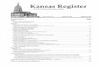 Kris W. Kobach, Secretary of StateKansas Register Kris W. Kobach, Secretary of State In this issue Page Vol. 37, No. 16 April 19, 2018 Pages 315-356 Rates Pooled Money Investment Board