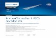Datasheet InteGrade LED system - Philips · Datasheet InteGrade LED system Compact linear LED lighting for ultimate shopping experience Key features and benefits •State-of-art Efficacy