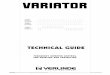GUIDE TECHNICAL GUIDE - VERLINDEThe inverter in Variator is a crane inverter, designed and manufactured especially for VERLINDE . The specific crane features for the inverter hardware