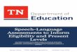 Speech-Language Assessments to Inform Eligibility and Present … · 2019-08-03 · Speech-Language Assessments to Inform Eligibility and Present Levels Any reference herein to any