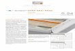 Schlüter -BARA-RKK/-RKKE Edge profile 5.24 Product data sheet · Schlüter®-BARA-RKK/-RKKE is particularly well suited for balconies and terraces with railings mounted on the front