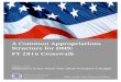 A Common Appropriations Structure for DHS: FY 2016 … (Departmental Management and...A Common Appropriations Structure for DHS: FY 2016 Crosswalk February 2, 2015 Addendum to the