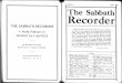 THE SABBATH RECORDER · THE SABBATH RECORDER A Weekly Publication fOT SEVENTH DA Y BAPTISTS $2.50 PER YEAR, IN ADVANCE $3.00 PER YEAR TO FOREIGN COUNTRIES Every Seventh Day …