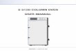 S 5120 COLUMN OVEN USER MANUAL - …...5 1. INTRODUCTION This manual is designed as a reference to the installation, operation and maintenance of the S 5120 Column Oven. It is strongly