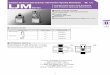 LJM - State Elect1 CLICK LJM Series Compact Die-Cast Limit Switches with Positive Opening Mechanism ORDER GUIDE 1m 3m 1m 3m Catalog listing LJM-B502 LJM-B5023 LJM-B515 LJM-B5153 Actuator