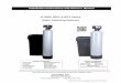 N, NMS, NES, & INT2 Series Water Softening Systems · before the water softener to elevate the pH. Iron - A naturally occurring metallic element. Iron levels in excess of 0.3 milligrams/liter