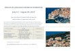 CROATIAN LANGUAGE COURSE IN DUBROVNIK - … info.docx · Web viewCROATIAN LANGUAGE COURSE IN DUBROVNIK July 15 – August 09, 201 9 Centre for Advanced Academic Studies in Dubrovnik