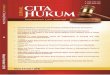 Jurnal CITA HUKUM - repository.uinjkt.ac.idrepository.uinjkt.ac.id/dspace/bitstream/123456789/46930/1/Cita Hukum... · Jurnal CITA HUKUM CITA HUKUM is Indonesian Law Journal published