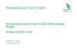 Renewable Gas Forum Ireland - Dáil Éireann‒ Monthly meetings and clinics, Portlaoise ‒ Full supply chain – farmer to customer ‒ Technical support, guidelines & standardisation