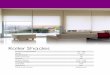 Roller Shades - a- Print Date: 4/22/2019 Or visit our extensive website: Roller Shades Product Information