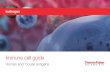 Immune cell guide - Thermo Fisher Scientific · Immune cell guide Human and mouse antigens. Full spectrum cell analysis Each cell holds a mystery waiting to be solved. At Thermo Fisher