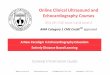 Online Clinical Ultrasound and Echocardiography Courses · This subject will introduce Doppler echocardiography to complement basic transthoracic echocardiography imaging. This subject