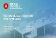 FOR EVERYONE [NETWORK] AUTOMATION · Nokia NetAct, SR OS Ubiquiti EdgeOS VyOS NETWORK MODULES: BUILT-IN DEVICE ENABLEMENT Exoscale Extreme EX-OS, NOS, SLX-OS, VOSS F5 BIG-IP, BIG-IQ