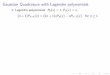 Gaussian Quadrature with Legendre polynomialsmgu/MA128AFall2017/MA128ALecture...Limitations of Gaussian Quadrature Simpson/Trapezoidal: I Composite rules: I Adding more equi-spaced