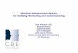 Wireless Measurement System for Building Monitoring and ... · UFAD commissioning toolkit Artificial loads Thermal plume generators to simulate occupied conditions for internal load