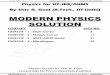 Modern Physics/Sol. Physics for IIT-JEE/AIIMS By Shiv R ...2 Modern Physics... · Modern Physics/Sol. Target IIT-JEE/AIIMS 2018 Page # 1 CONTANT PAGE NO. EXERCISE - 1 : Single Correct