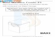 Please leave these instructions with the user Baxi Maxflow ... · Baxi UK Limited is one of the leading manufacturers of domestic heating products in the UK. Our first priority is