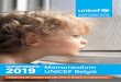 Memorandum 2019 UNICEF België...MEMORANDUM UNICEF BELGIË / VERKIEZINEN 2019 UNICEF 4 Op 26 mei 2019 trekken de kiezers naar de stembus voor de regionale, federale en Europese verkiezingen