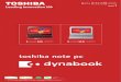 ネットブックを超えた“ネットノート”。dynabook.com/pc/catalog/nb/catapdf/100118net.pdfネットブックを超えた“ネットノート”。Windows® 7 Home Premium