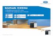 bizhub C224e - Sialca · bizhub C224e Equipo multifunción de 22 ppm monocromo y color. Incluye controlador Emperon™ con PCL 6c, PostScript 3, PDF 1.7 y XPS. Capacidad de papel